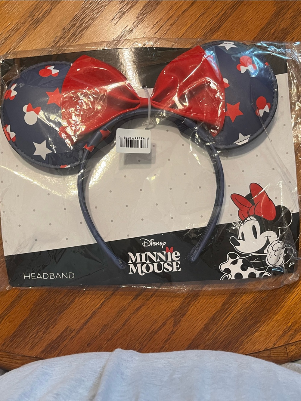 Minnie, mouse Kids Navy & Red Bow Headband